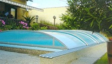 Schwimmbadüberdachung Flair