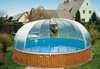 Schwimmbad&uuml;berdachung Rund B3